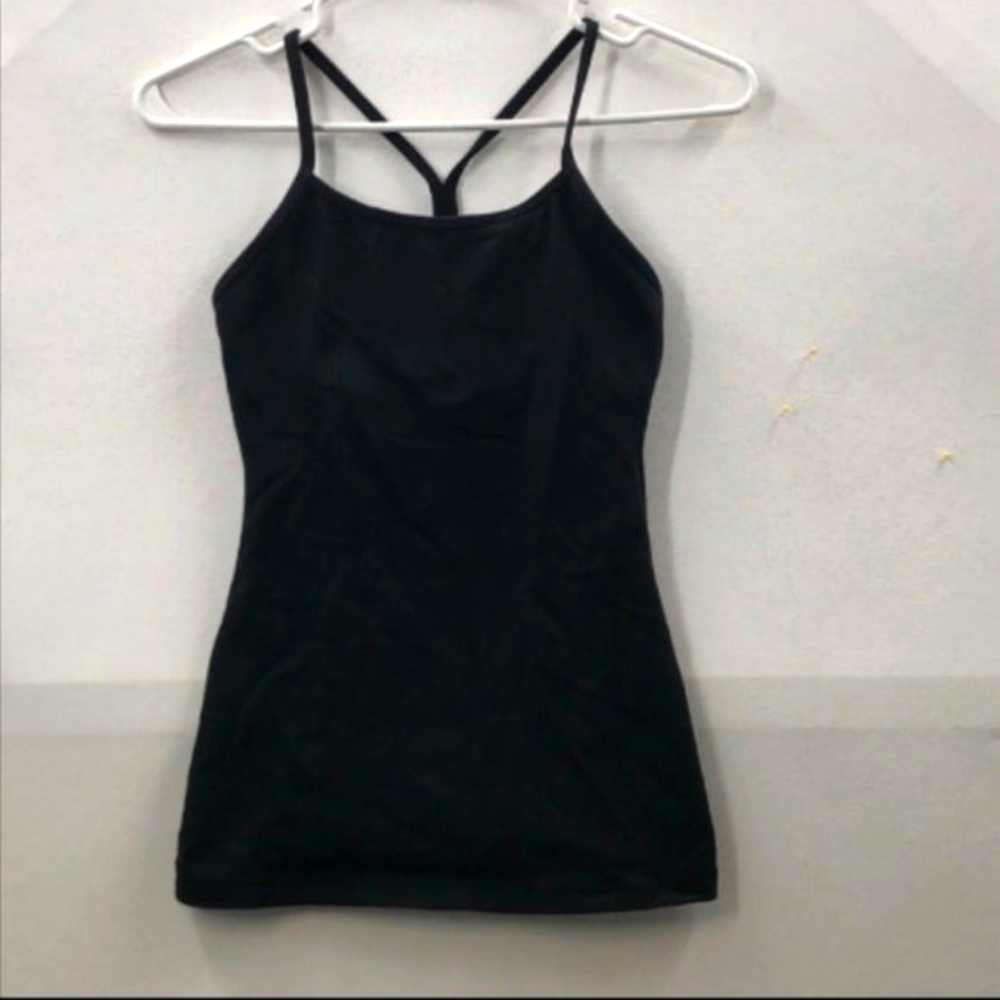 lululemon athletica Black Strappy Tank Top
